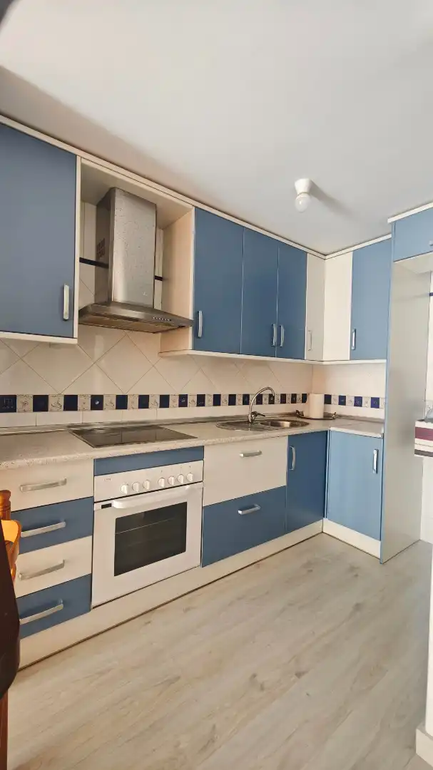 Kitchen of Flat for sale in Roquetas de Mar  with Air Conditioner and Furnished