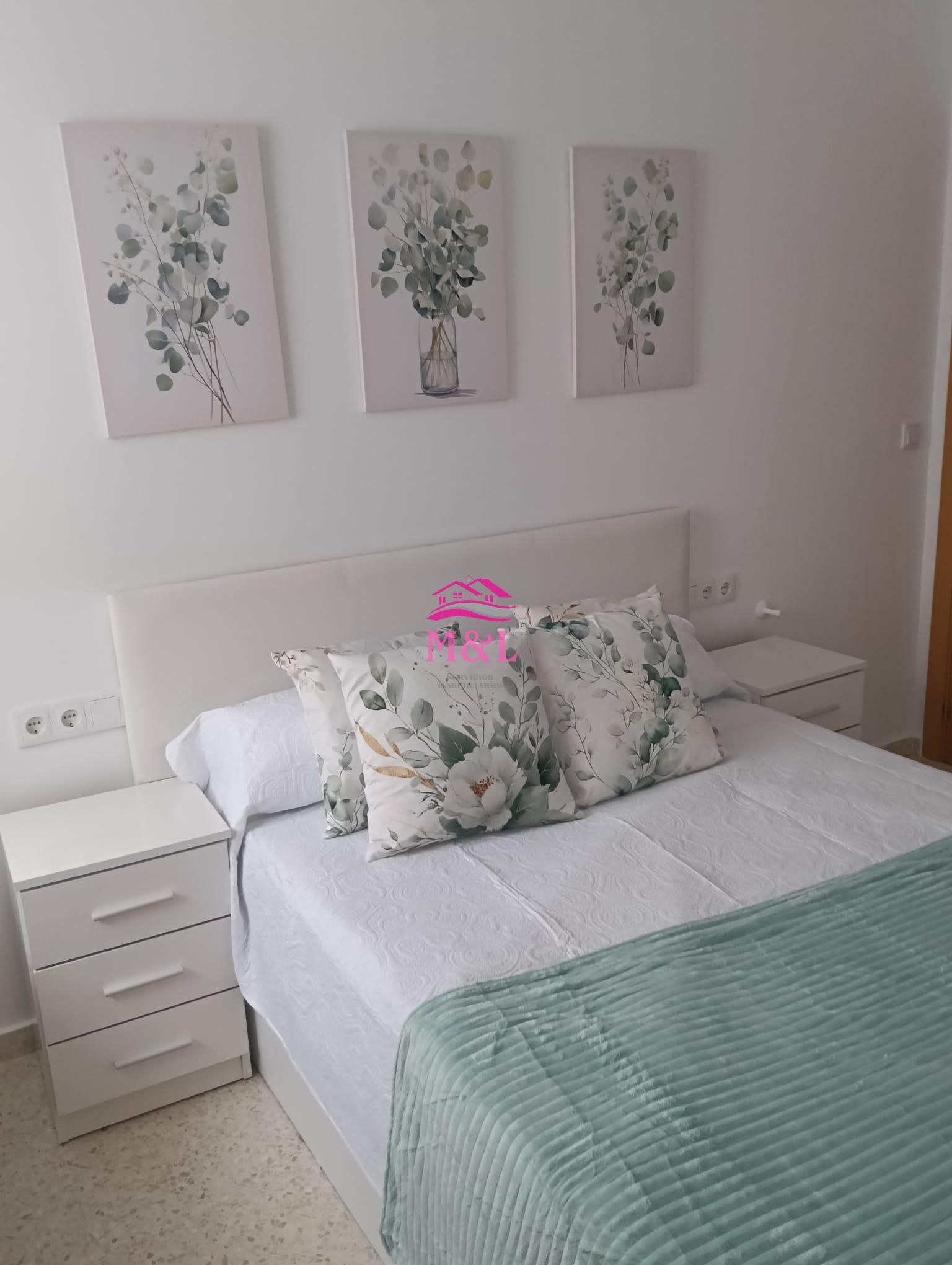 Dormitori de Apartament de lloguer en Mérida amb Aire condicionat