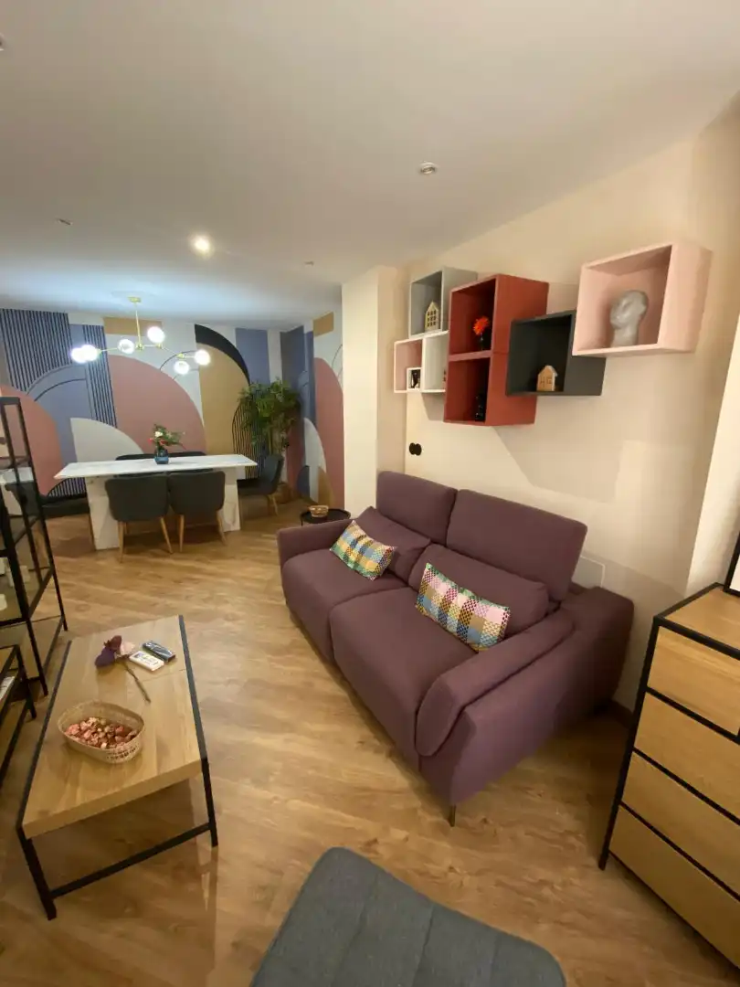 Living room of Apartments for rent in Ciudad Real  with Air Conditioner, Heating and Parquet flooring