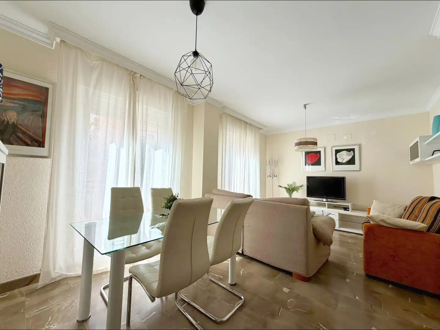 Sala d'estar de Pis de lloguer en Granada amb Aire condicionat, Calefacció i Moblat