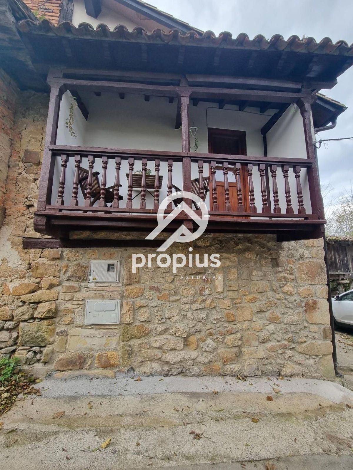 Balcony of Single-family semi-detached for sale in Cangas de Onís  with Heating and Terrace