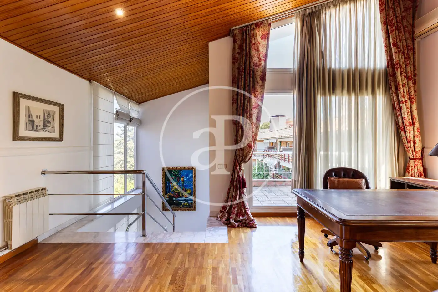 Living room of Detached homes for sale in Sant Cugat del Vallès  with Air Conditioner, Heating and Private garden