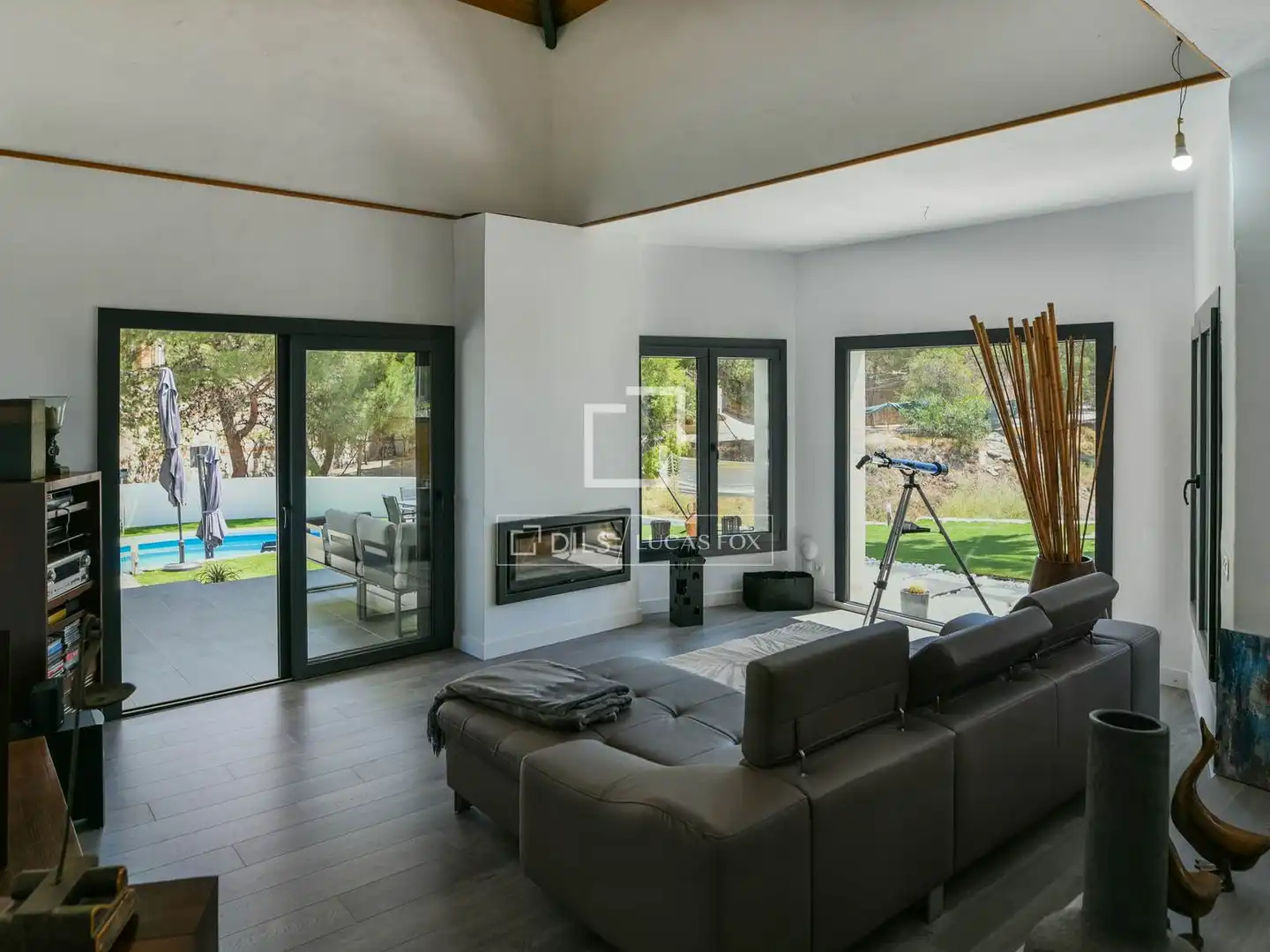 Sala de estar de Casa o chalet en venta en Málaga con Aire acondicionado, Calefacción y Jardín privado