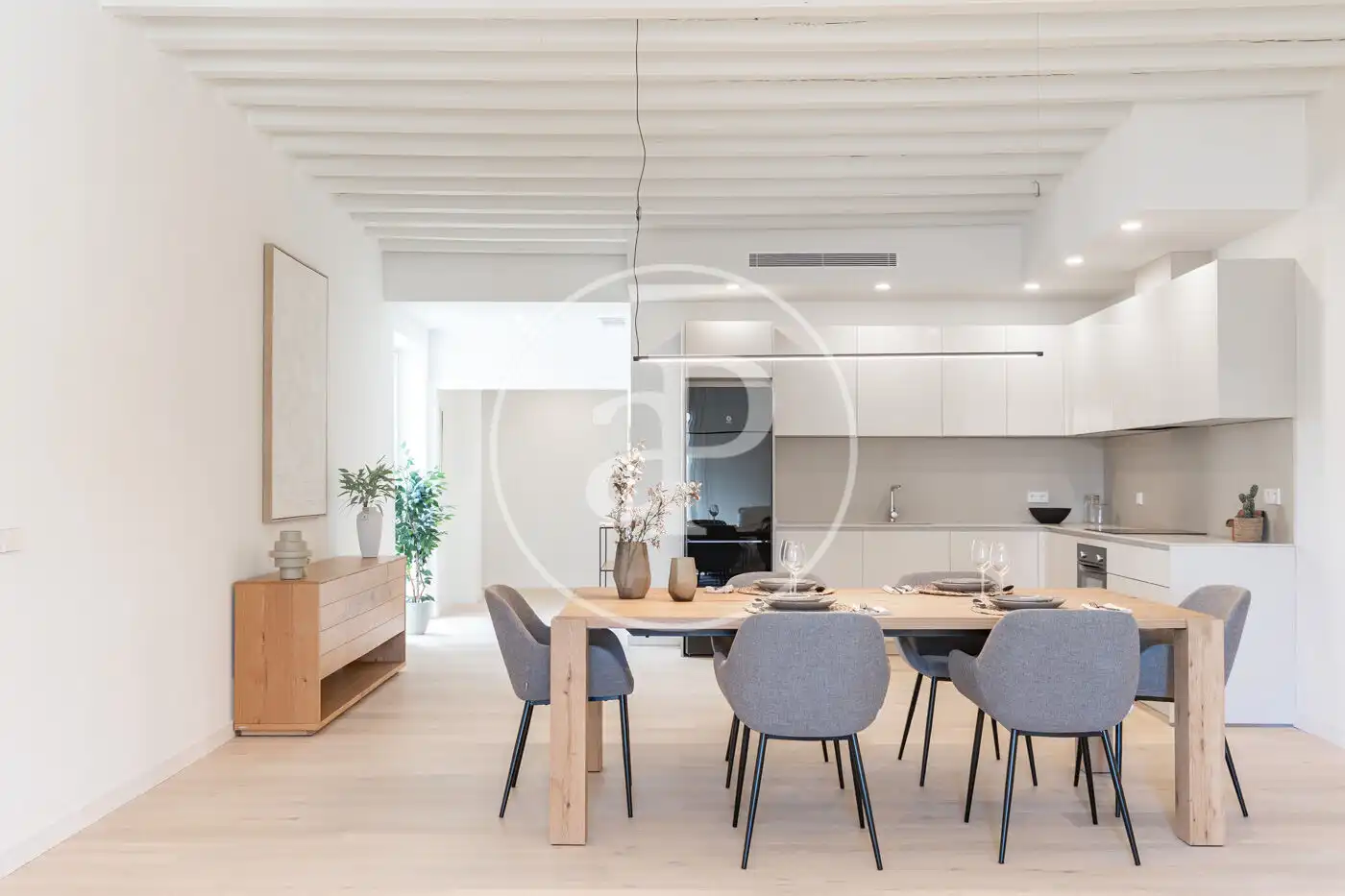Esszimmer von Wohnung zum Verkauf in  Palma de Mallorca mit Klimaanlage, Heizung und Terrasse