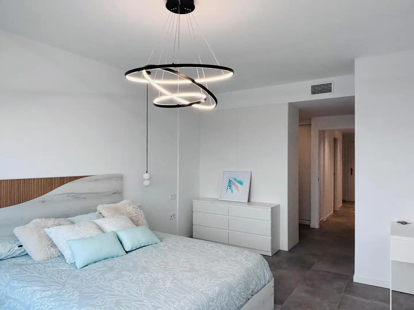 Bedroom of Apartments for rent in Villajoyosa / La Vila Joiosa  with Air Conditioner, Heating and Terrace