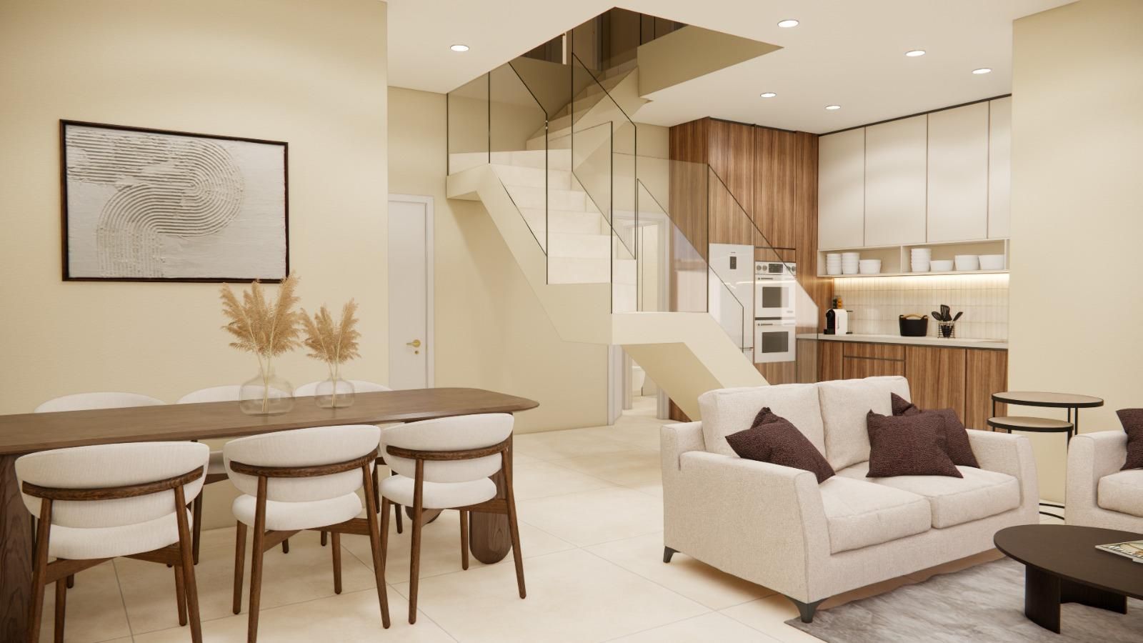 Living room of Duplex for sale in Ses Salines  with Air Conditioner and Terrace