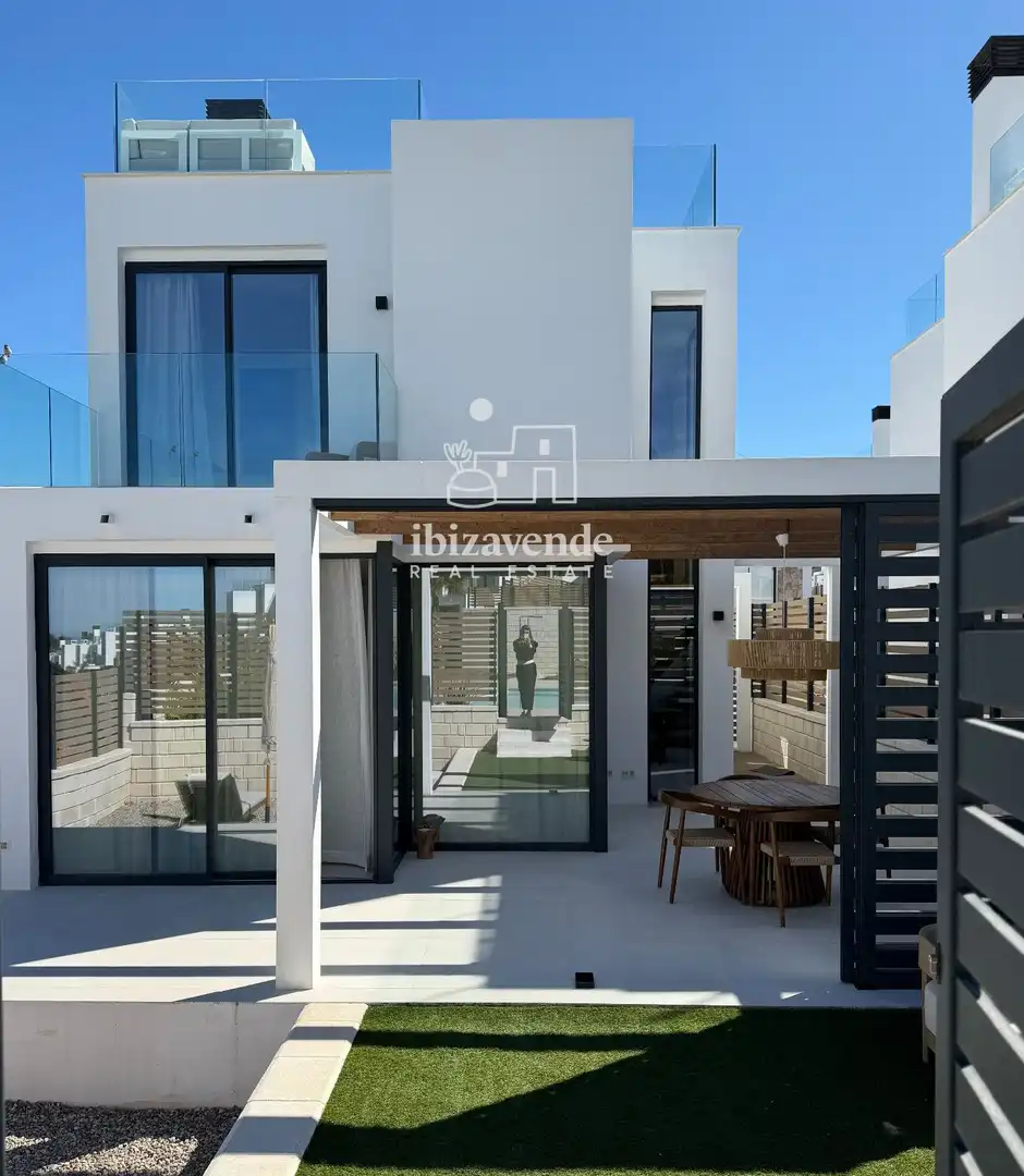 Terrassa de Casa o xalet de lloguer en Sant Josep de sa Talaia amb Aire condicionat, Piscina i Moblat