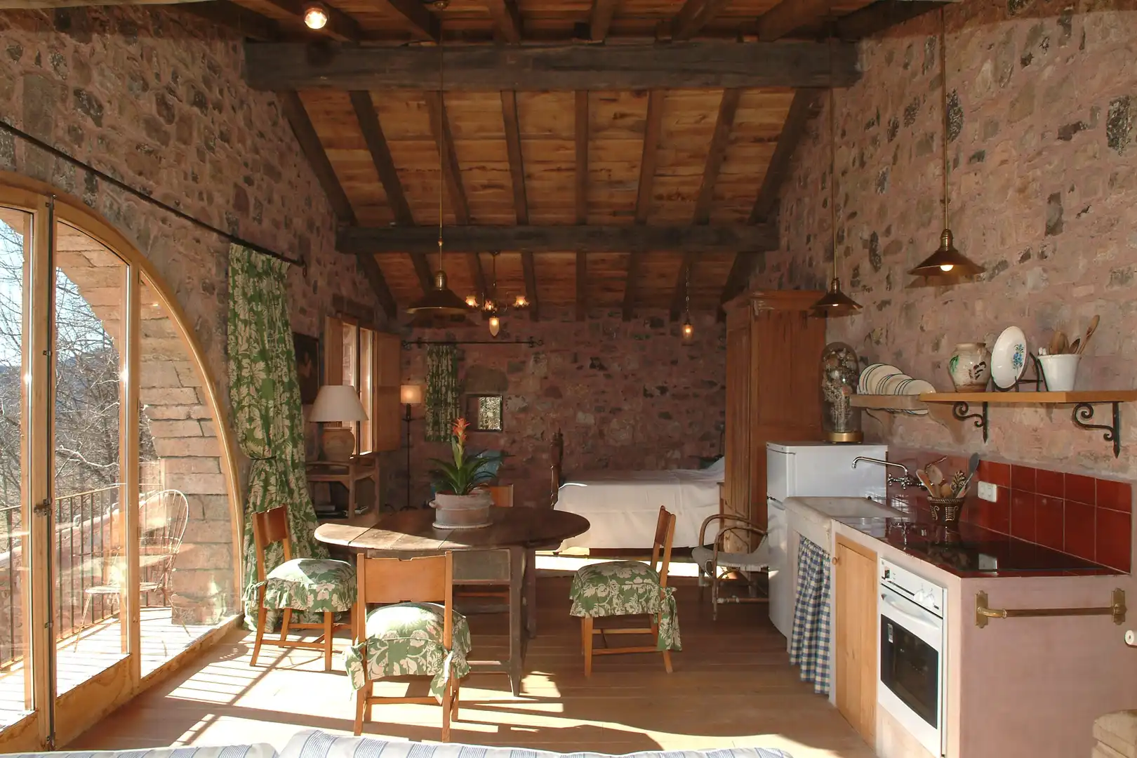 Cocina de Finca rústica en venta en Camprodon con Calefacción, Jardín privado y Terraza