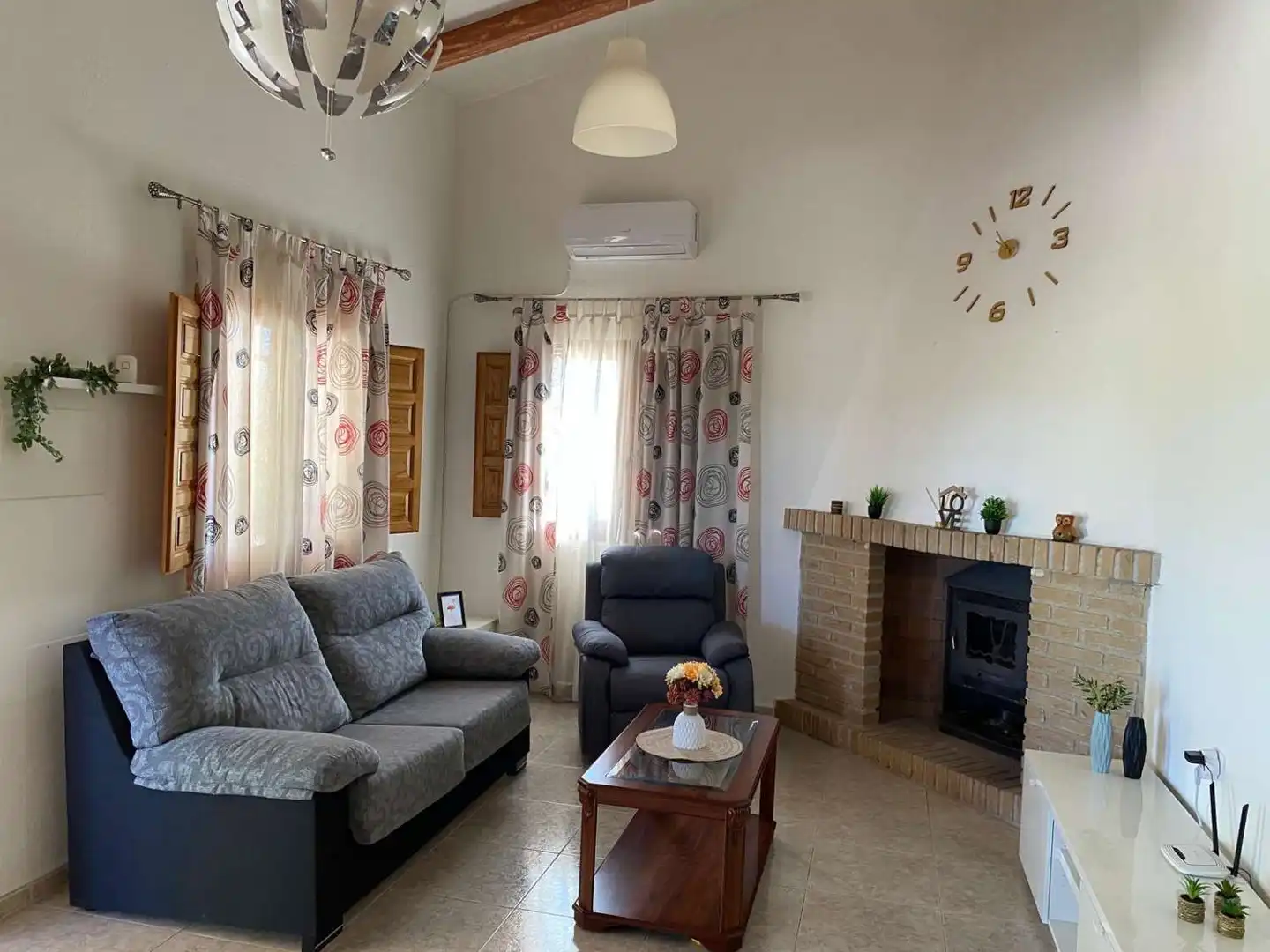 Sala d'estar de Casa o xalet en venda en Pliego amb Terrassa i Traster