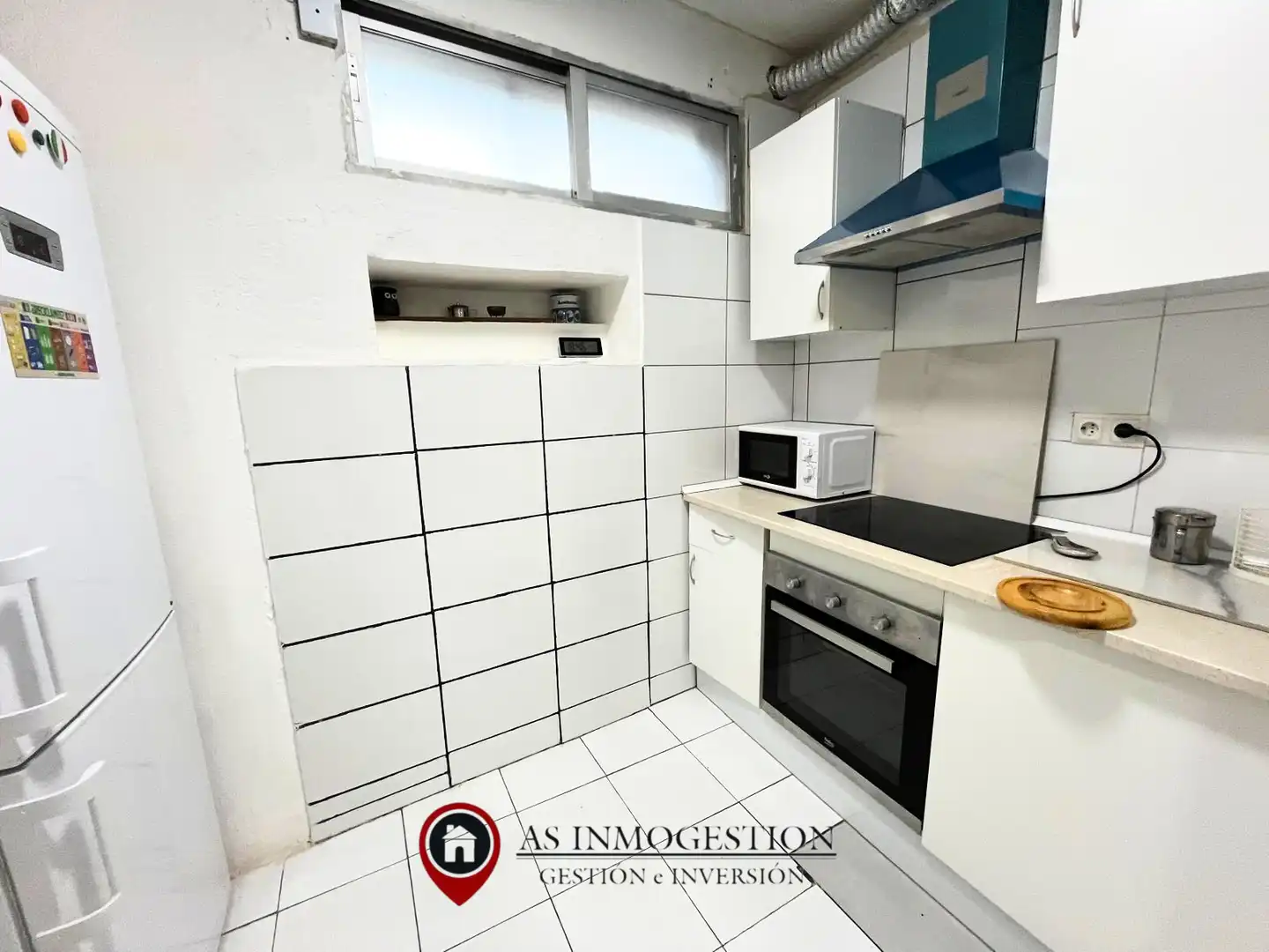 Kitchen of Flat for rent in Madrid  with Air Conditioner, Furnished and Oven