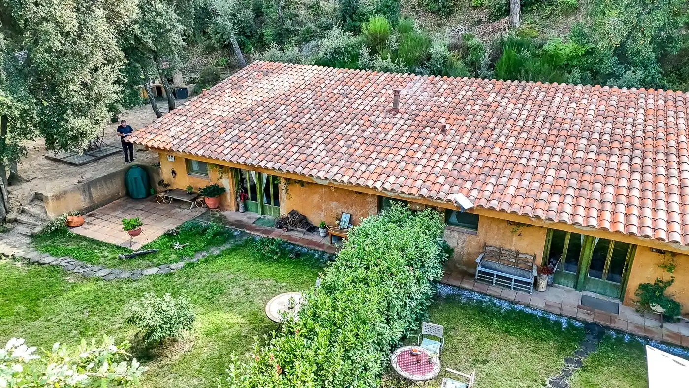 Vista exterior de Finca rústica en venta en Arbúcies con Calefacción, Terraza y Trastero