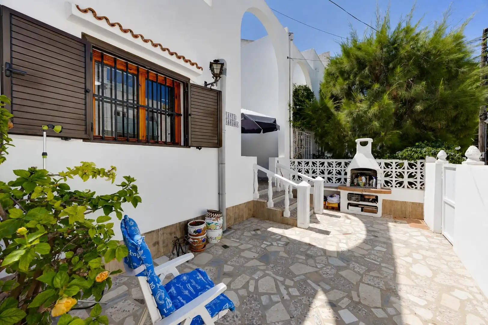 Terrassa de Casa o xalet en venda en Torrevieja amb Aire condicionat, Jardí privat i Terrassa