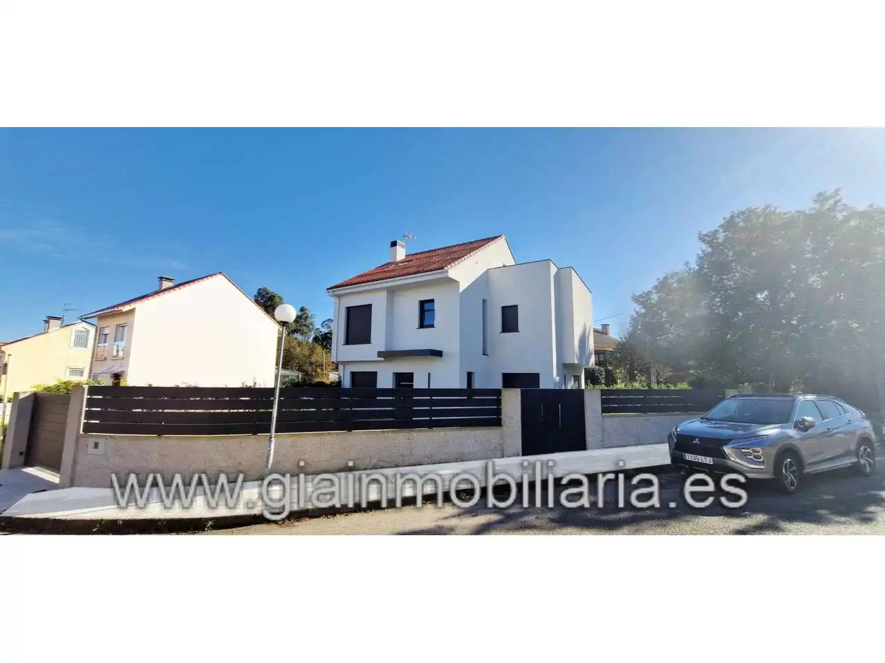 Exterior view of Houses for sale in Baiona  with Heating, Private garden and Terrace