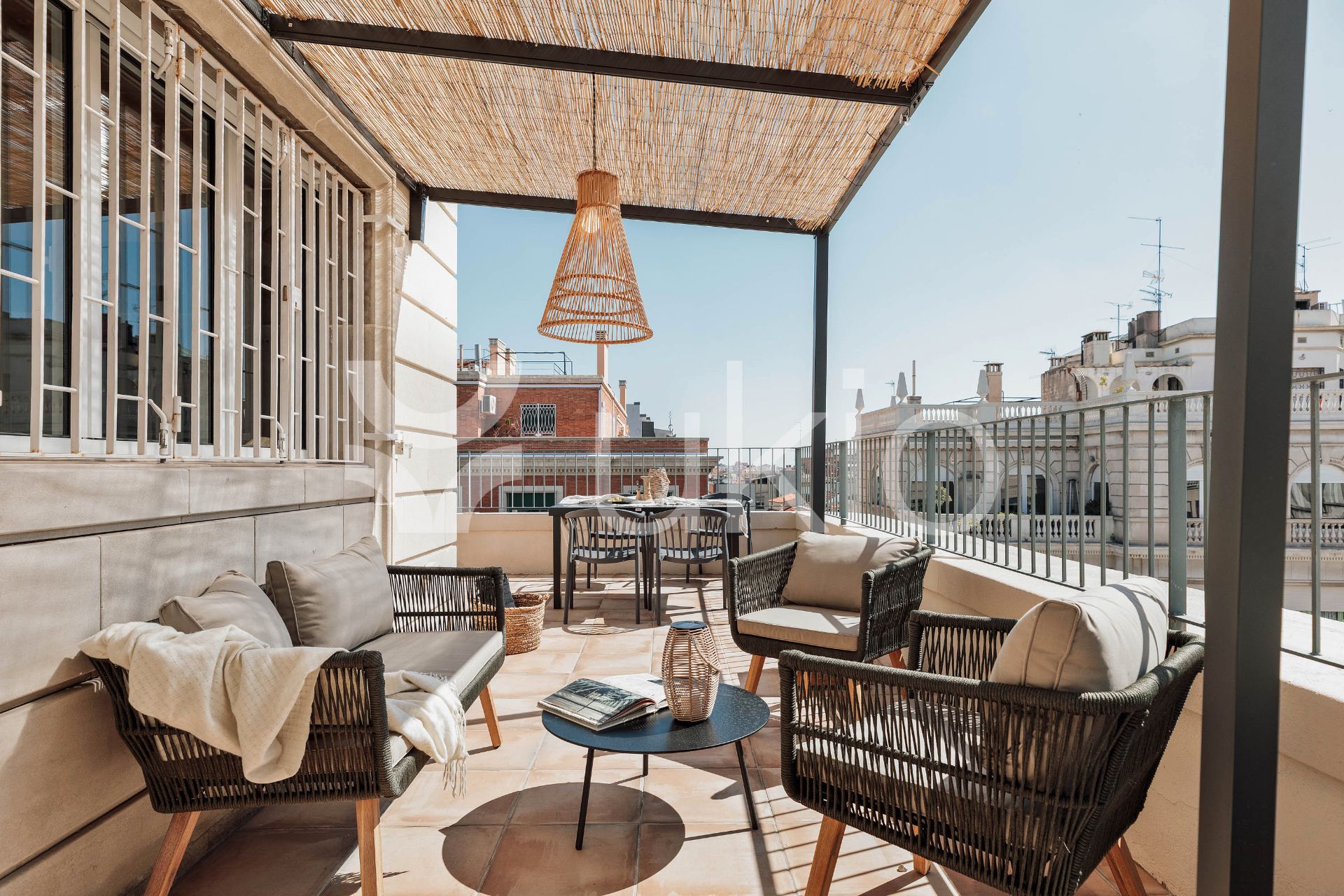 Terrassa de Apartament de lloguer en  Barcelona Capital amb Aire condicionat, Calefacció i Terrassa