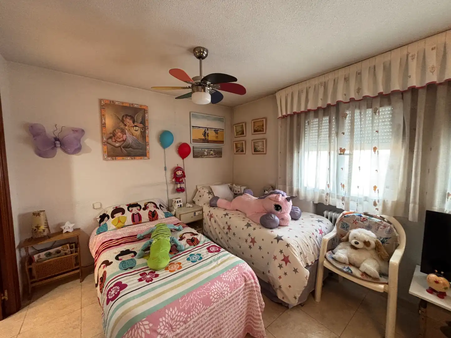 Schlafzimmer von Wohnung zum Verkauf in Madrid mit Heizung, Privatgarten und Terrasse