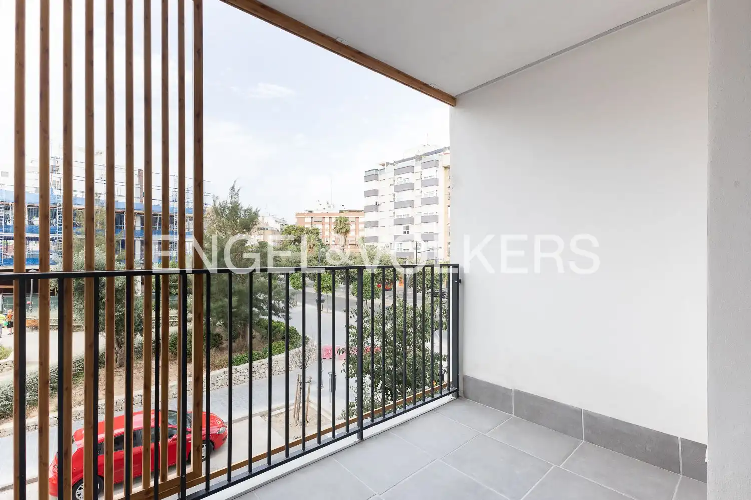 Balcony of Flat for rent in Valencia  with Air Conditioner, Heating and Parquet flooring