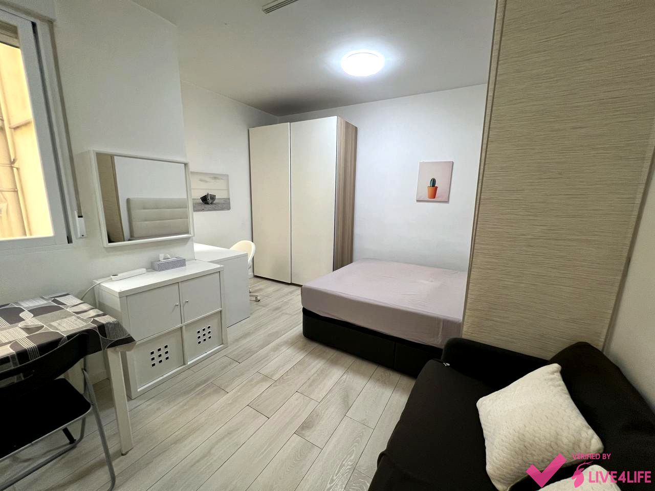 Dormitori de Estudi de lloguer en  Madrid Capital amb Aire condicionat, Calefacció i Parquet
