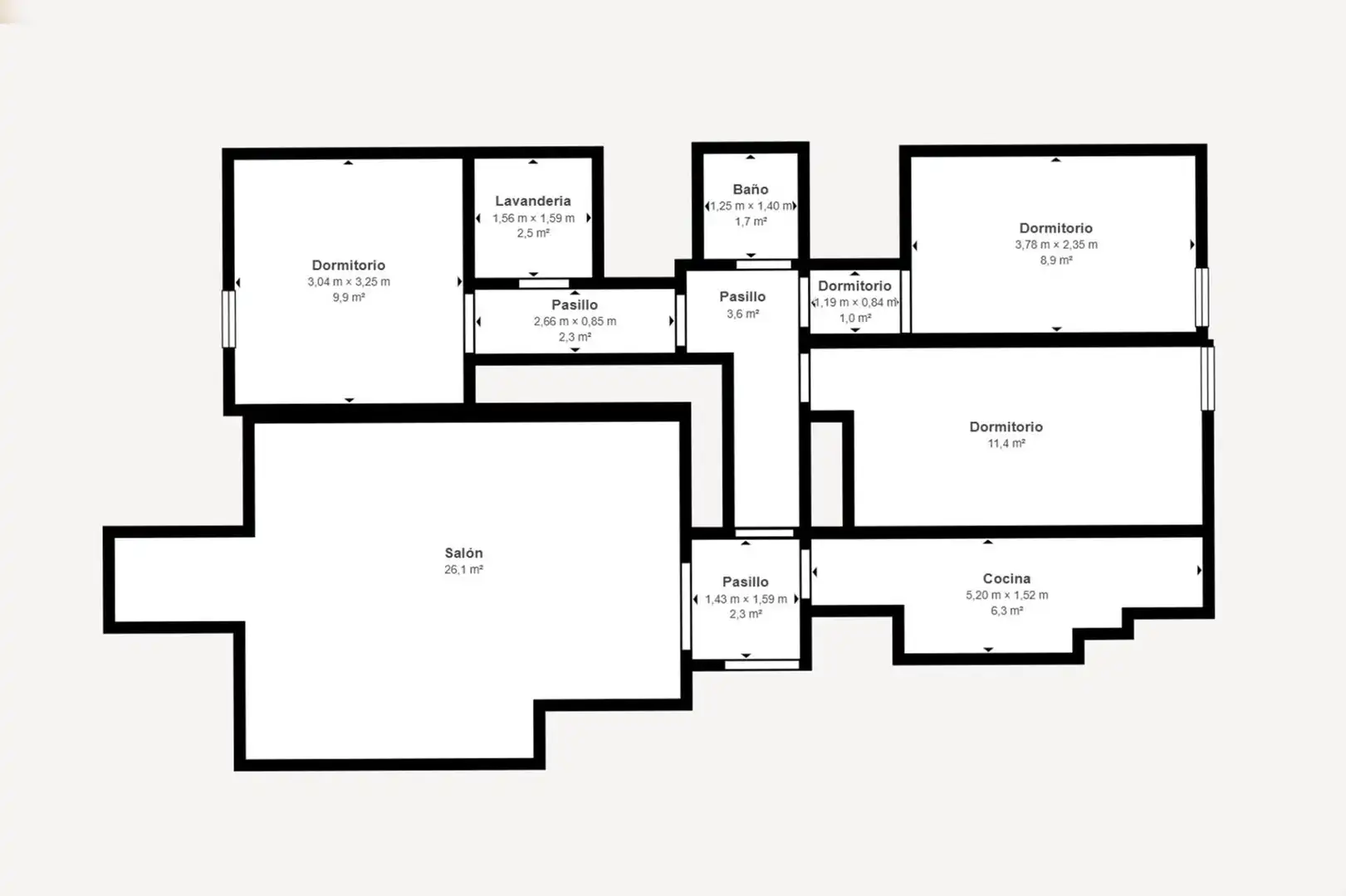 Piso en venta en  Palma de Mallorca con Calefacción, Parquet y Trastero