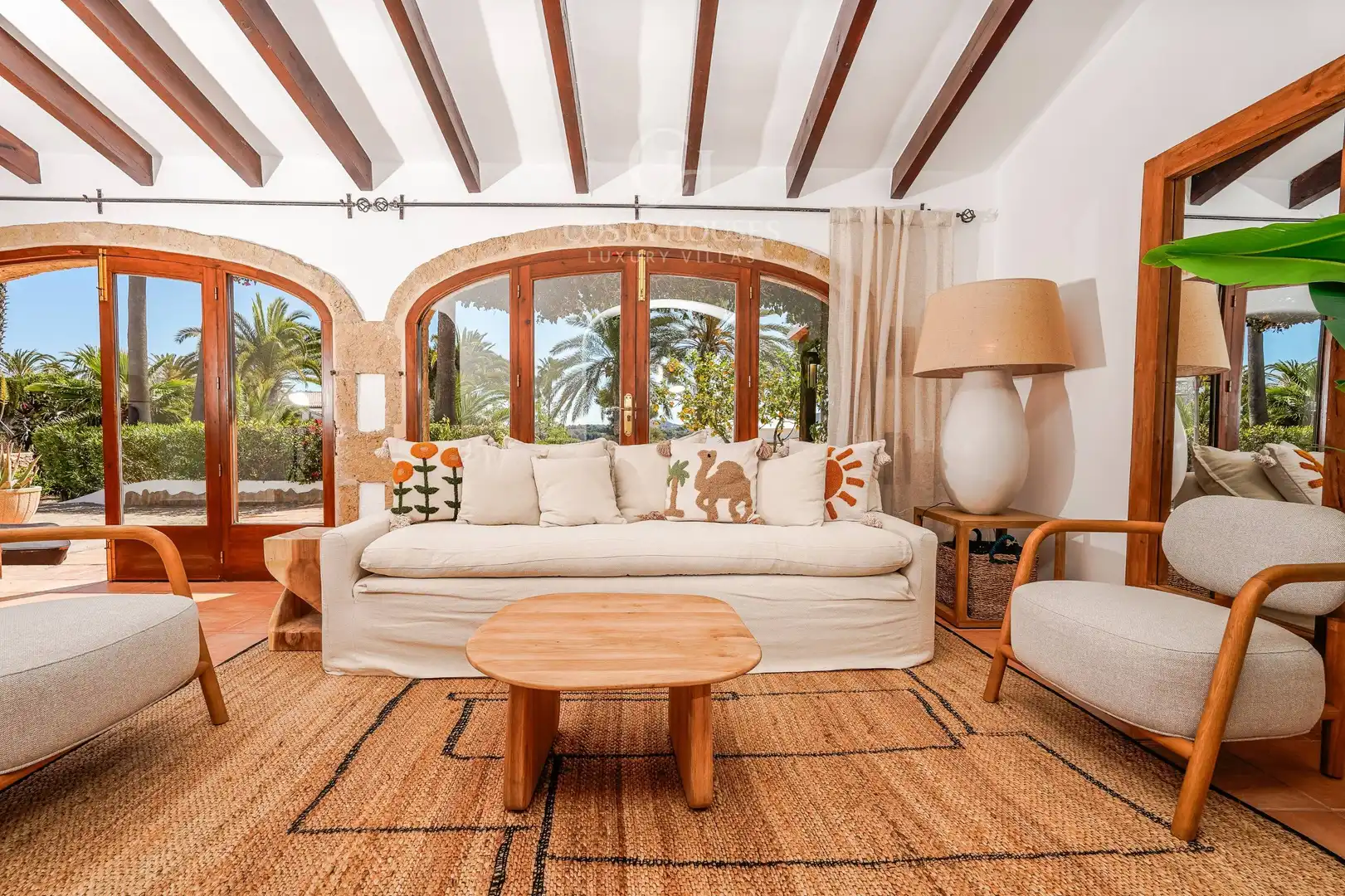 Living room of Houses for sale in Jávea / Xàbia  with Air Conditioner, Heating and Private garden