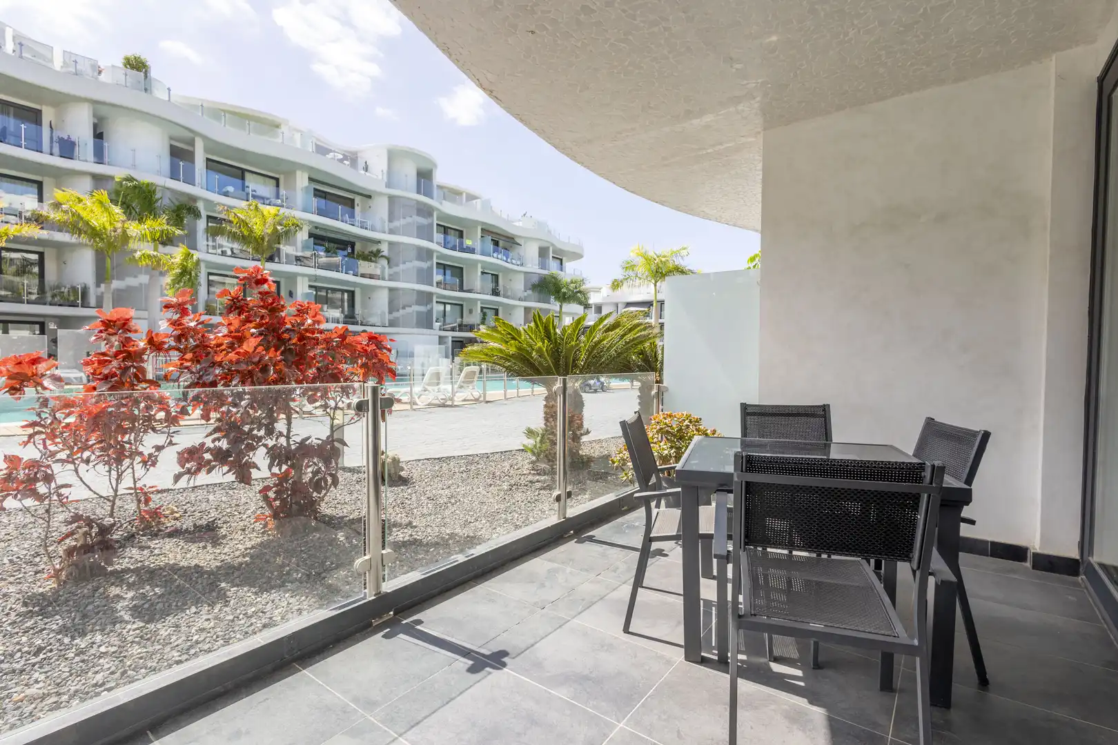 Terraza de Apartamento en venta en Arona con Aire acondicionado, Jardín privado y Terraza