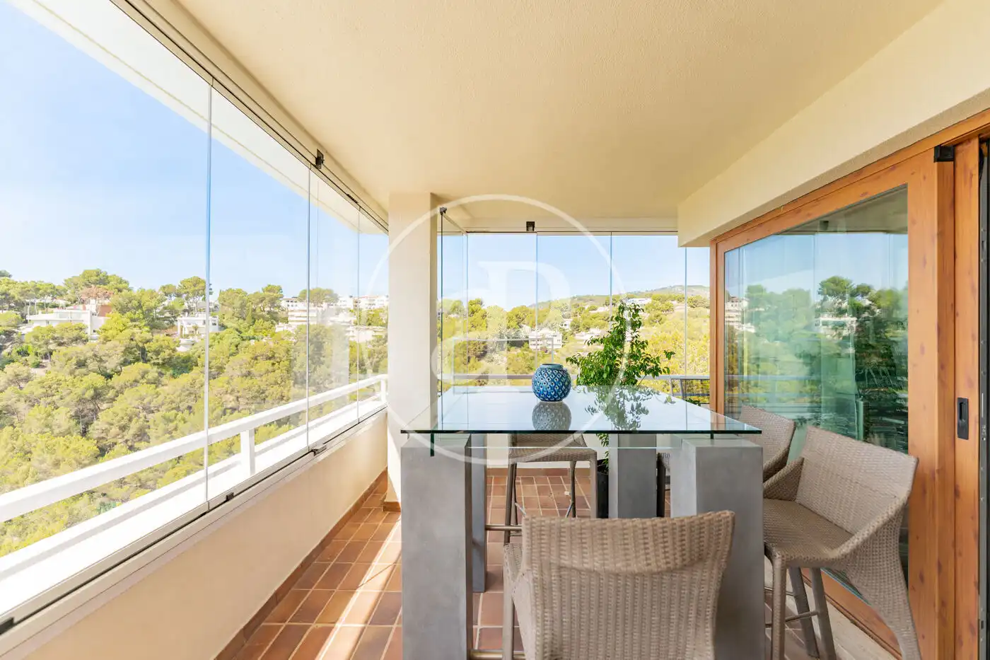 Terrasse von Dachboden zum Verkauf in Calvià mit Klimaanlage, Heizung und Terrasse