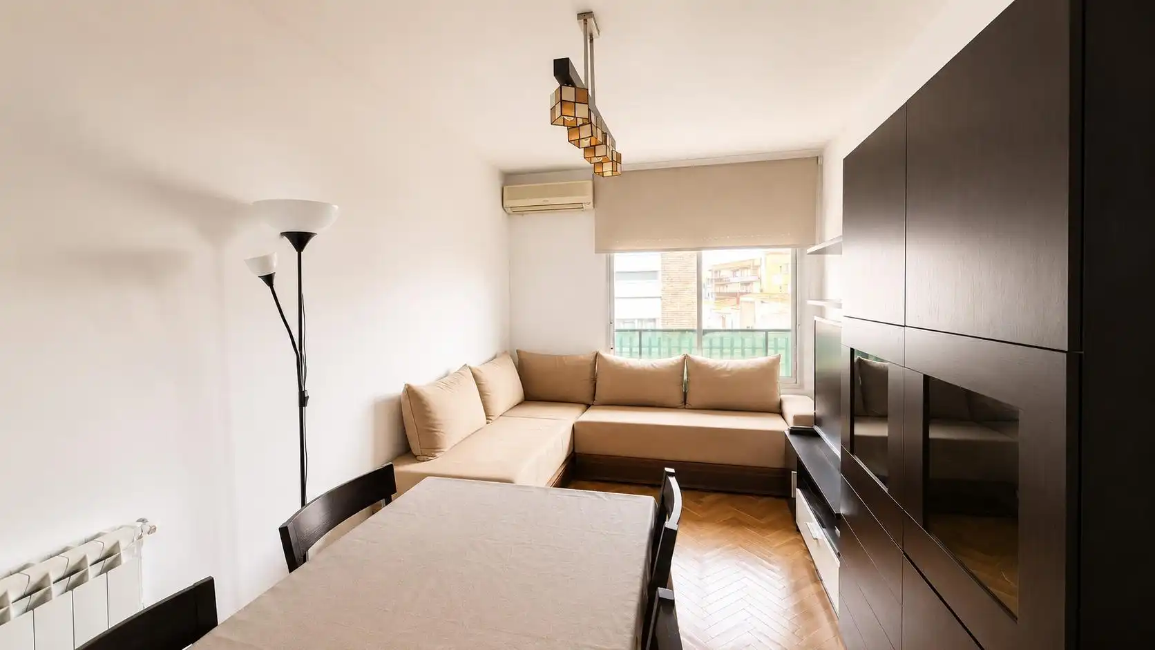 Living room of Flat for sale in Leganés  with Air Conditioner, Heating and Parquet flooring