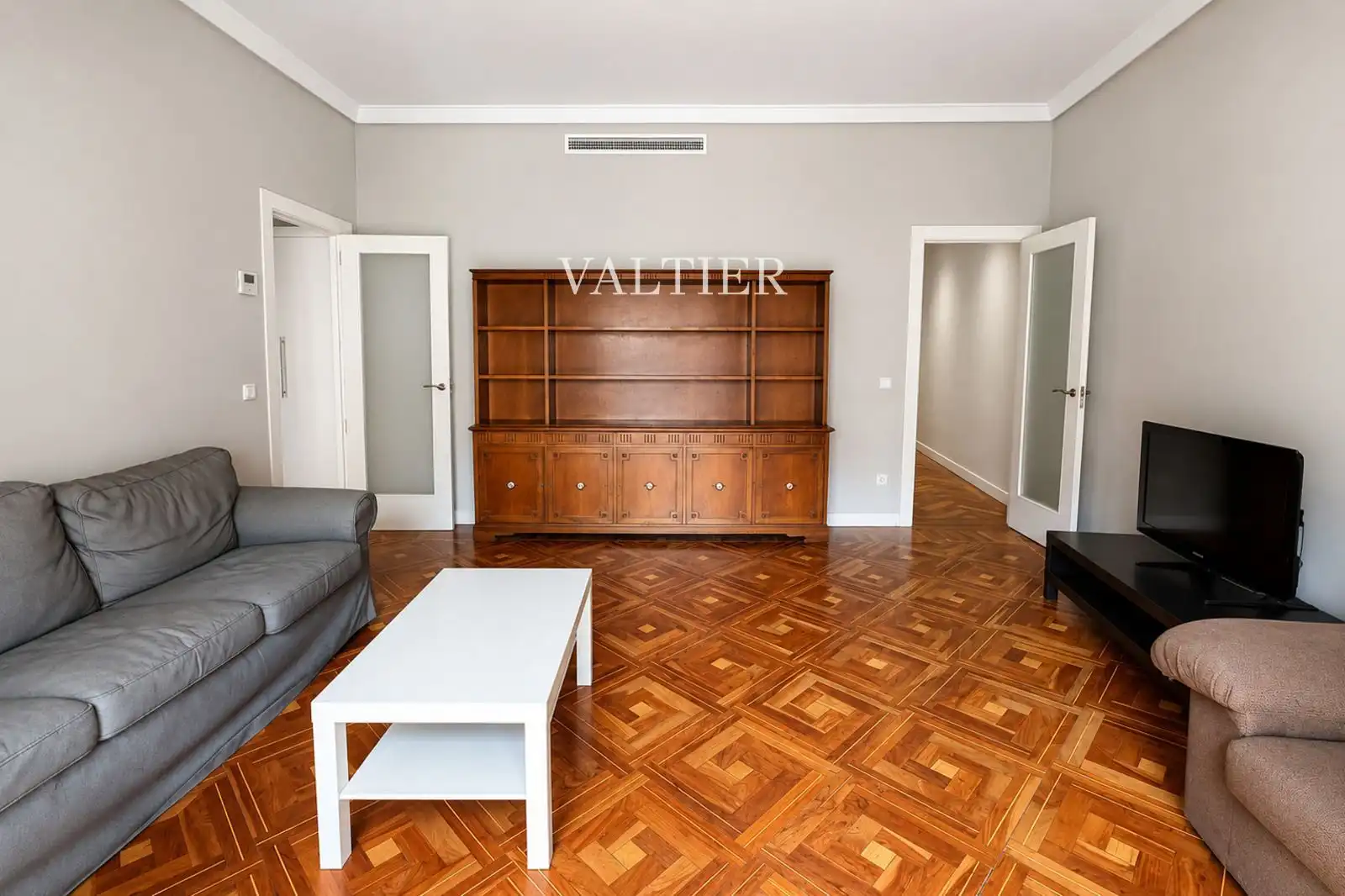 Sala d'estar de Àtic de lloguer en Madrid