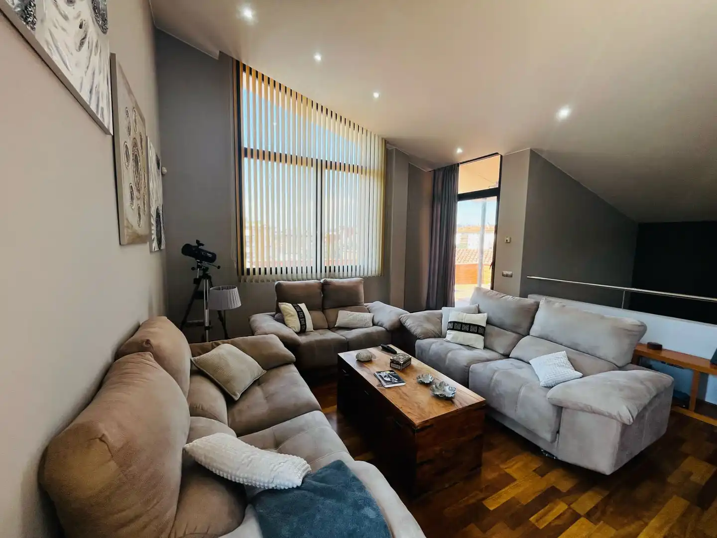 Sala d'estar de Casa o xalet en venda en Piera amb Aire condicionat, Calefacció i Jardí privat
