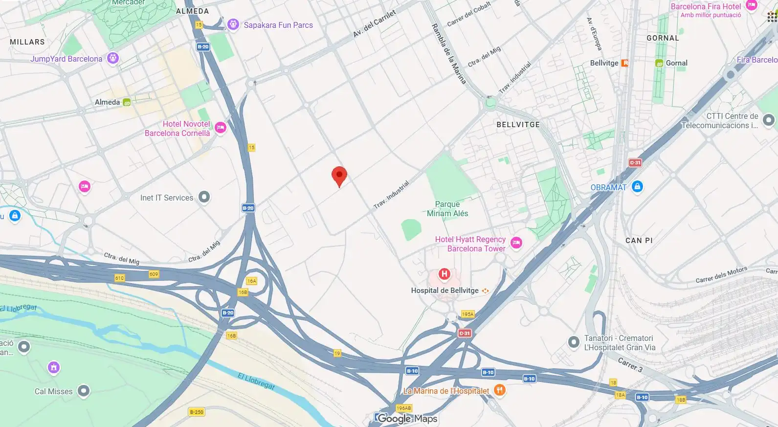 Fabrikhallen zur Miete in Centre