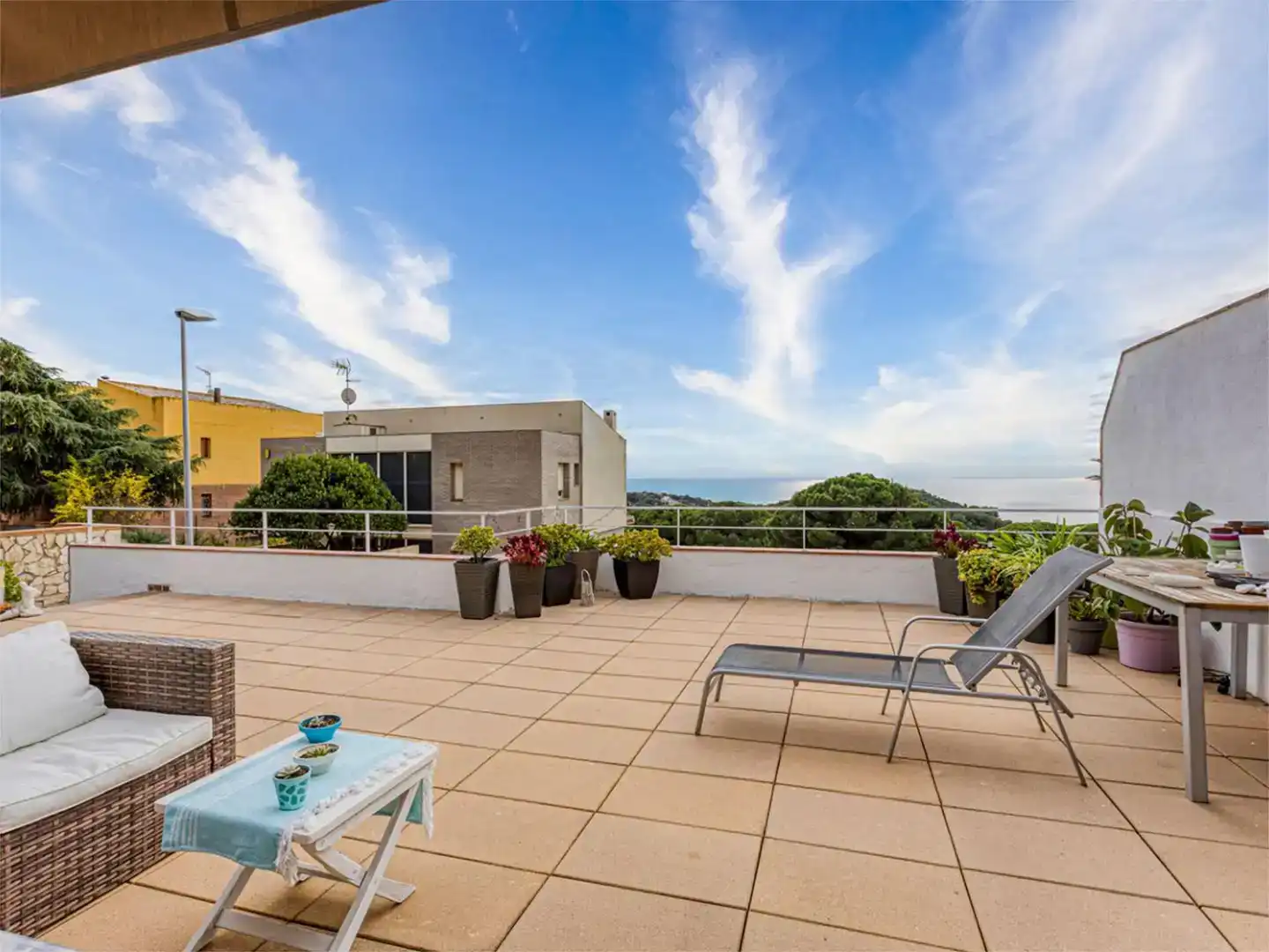 Terrace of Flat for sale in Lloret de Mar  with Air Conditioner, Swimming Pool and Balcony