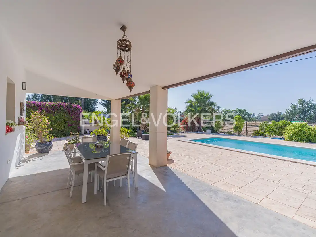 Terraza de Casa o chalet en venta en Santa Pola con Aire acondicionado, Calefacción y Jardín privado