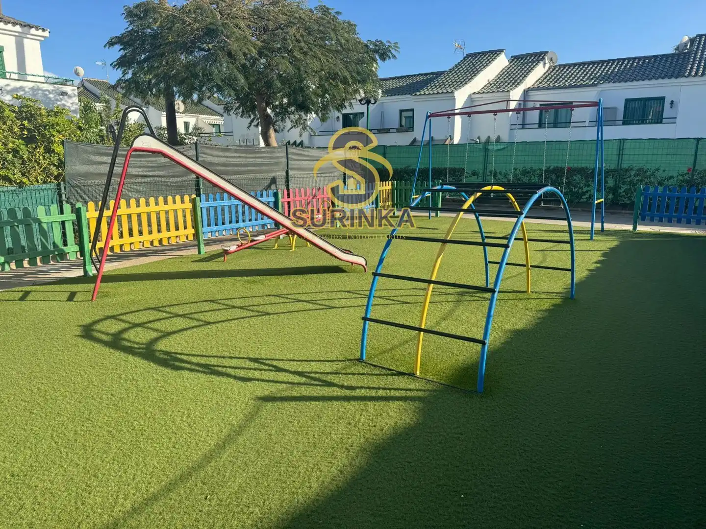 Vista exterior de Dúplex de alquiler en San Bartolomé de Tirajana con Aire acondicionado, Terraza y Piscina