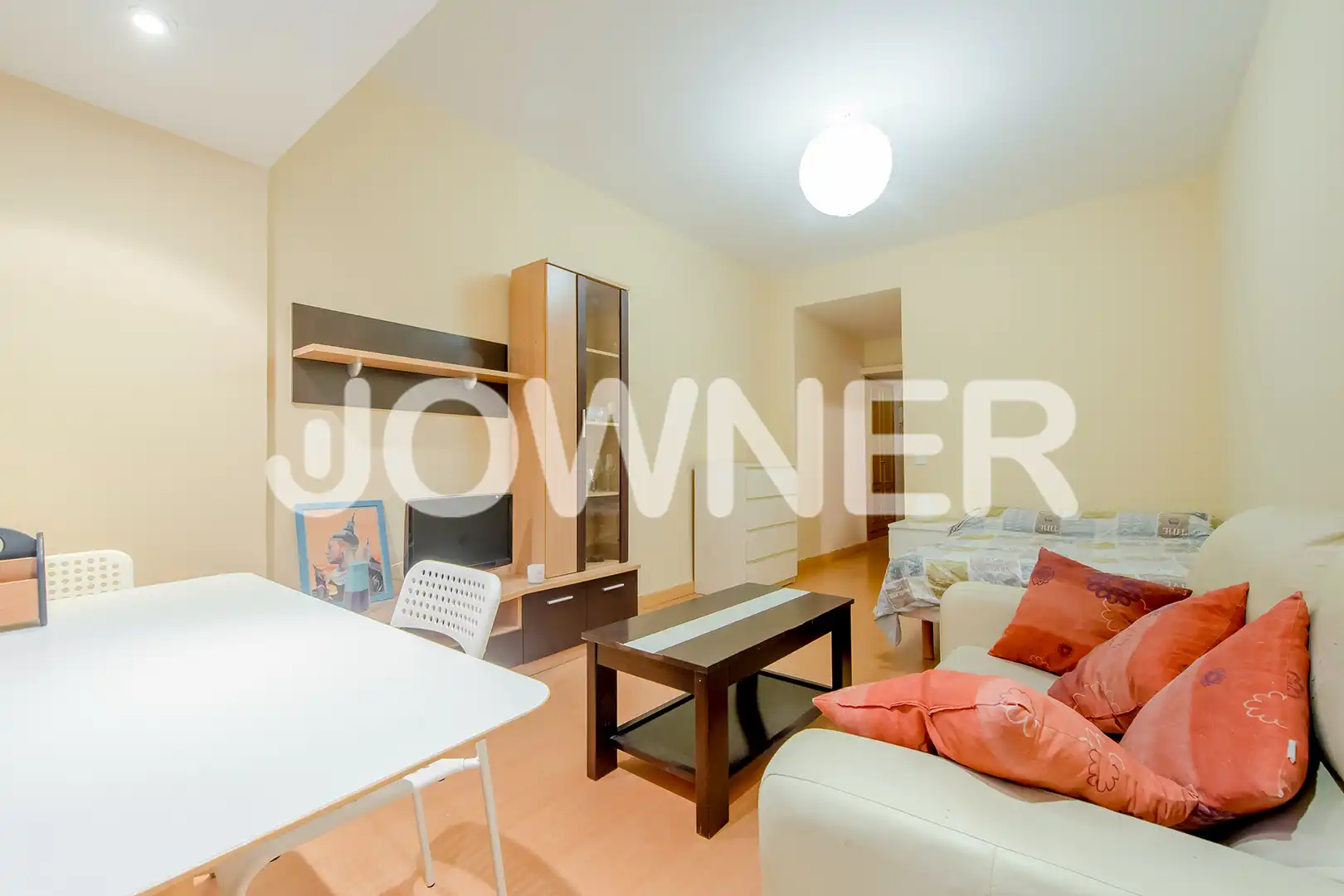 Living room of Study for rent in Madrid  with Heating, Furnished and Microwave
