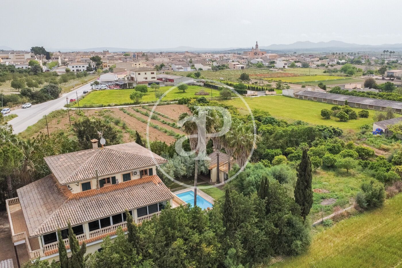 Vista exterior de Casa o xalet en venda en Vilafranca de Bonany amb Aire condicionat, Calefacció i Jardí privat