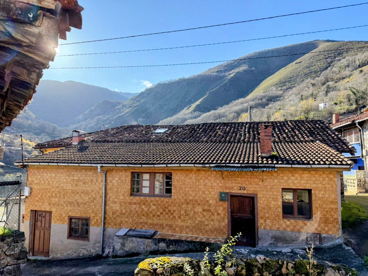 Exterior view of House or chalet for sale in Quirós  with Heating, Storage room and Swimming Pool