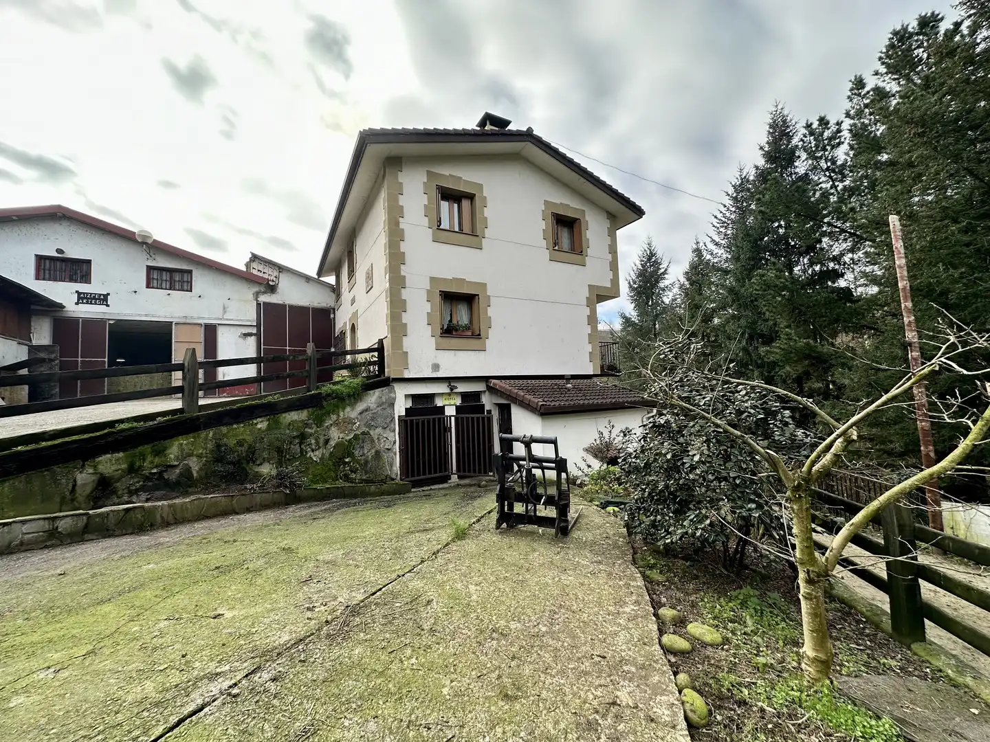 Vista exterior de Finca rústica en venta en Olaberria con Calefacción, Jardín privado y Trastero