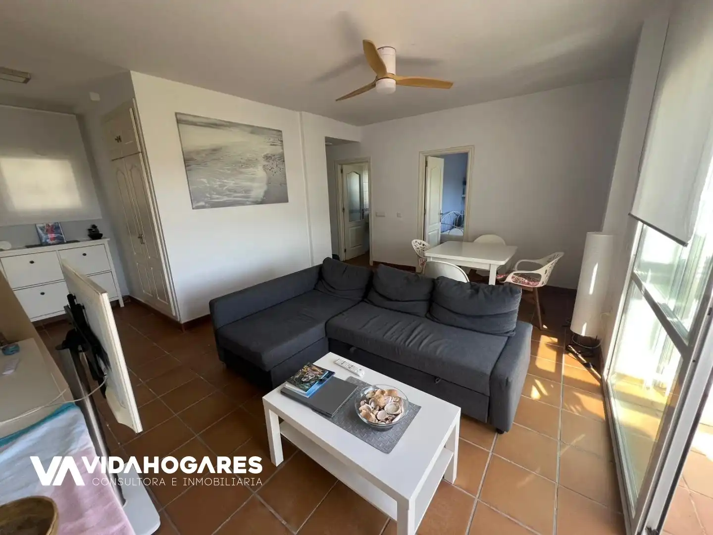 Sala de estar de Piso de alquiler en Rota con Piscina y Amueblado