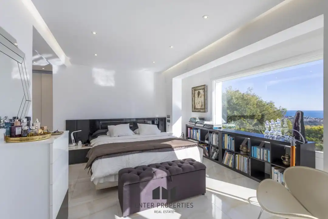 Bedroom of Flat for rent in Calpe / Calp  with Air Conditioner, Heating and Terrace