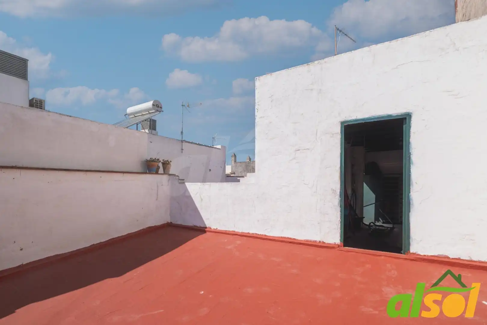 Terrassa de Casa adosada en venda en El Puerto de Santa María amb Traster i Balcó