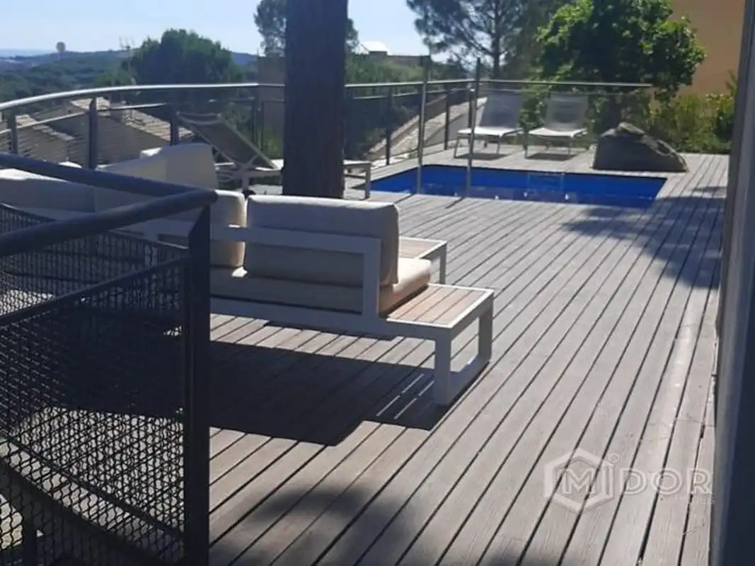 Terrassa de Casa o xalet en venda en Sant Feliu de Guíxols amb Aire condicionat, Calefacció i Jardí privat