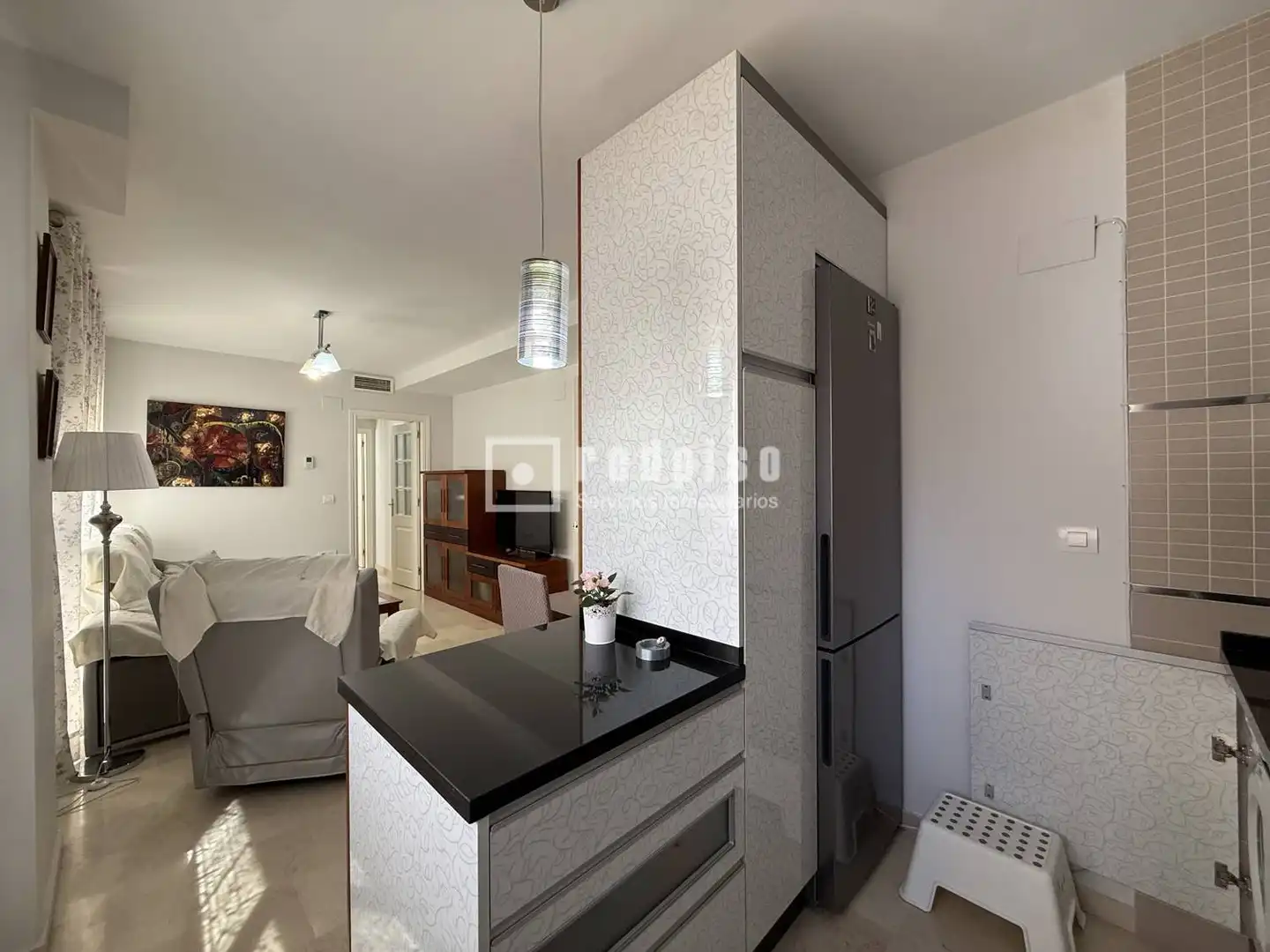 Cocina de Piso de alquiler en Málaga con Aire acondicionado y Amueblado