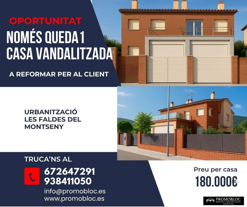Single-family semi-detached for sale in Cànoves I Samalús