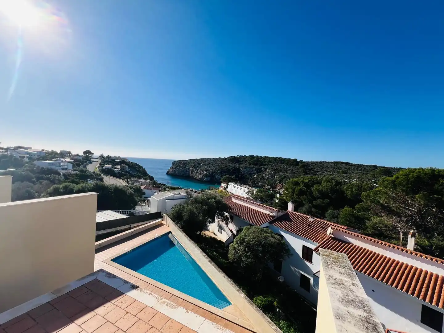 Piscina de Casa o xalet en venda en Maó amb Aire condicionat, Jardí privat i Terrassa