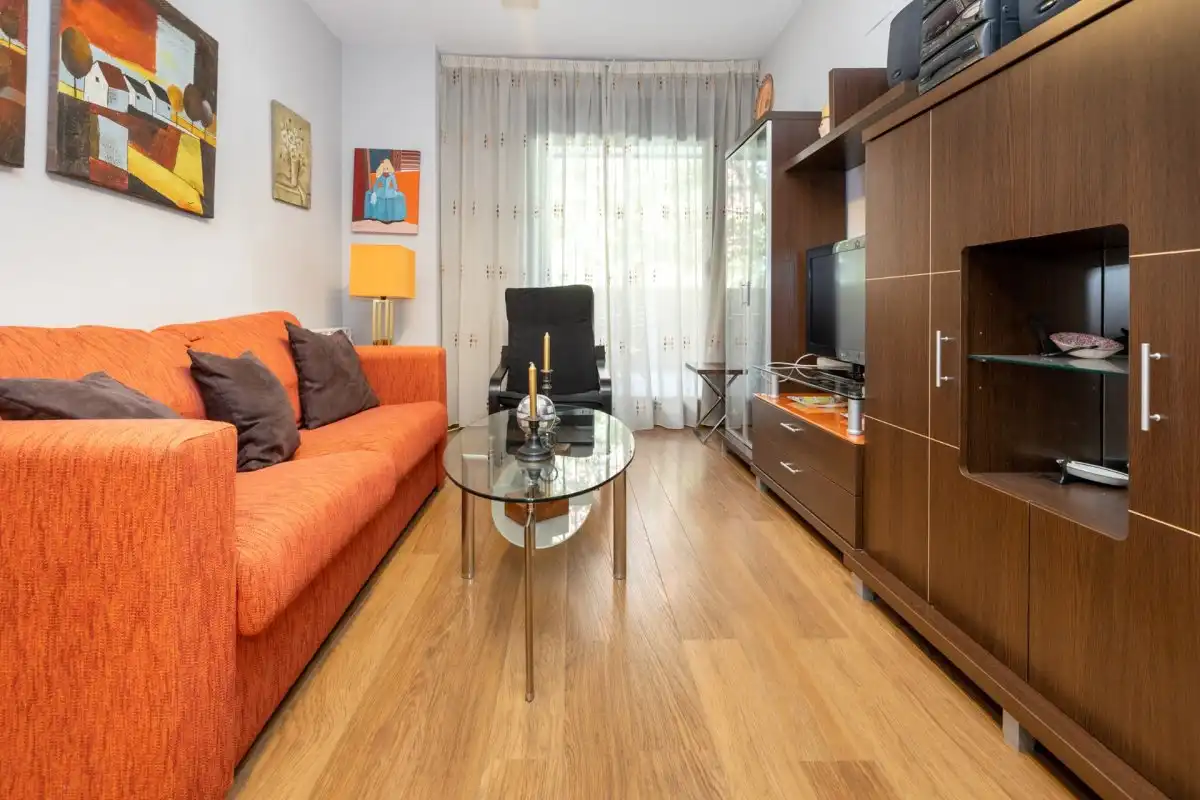 Living room of Flat for rent in Granada  with Heating, Private garden and Storage room