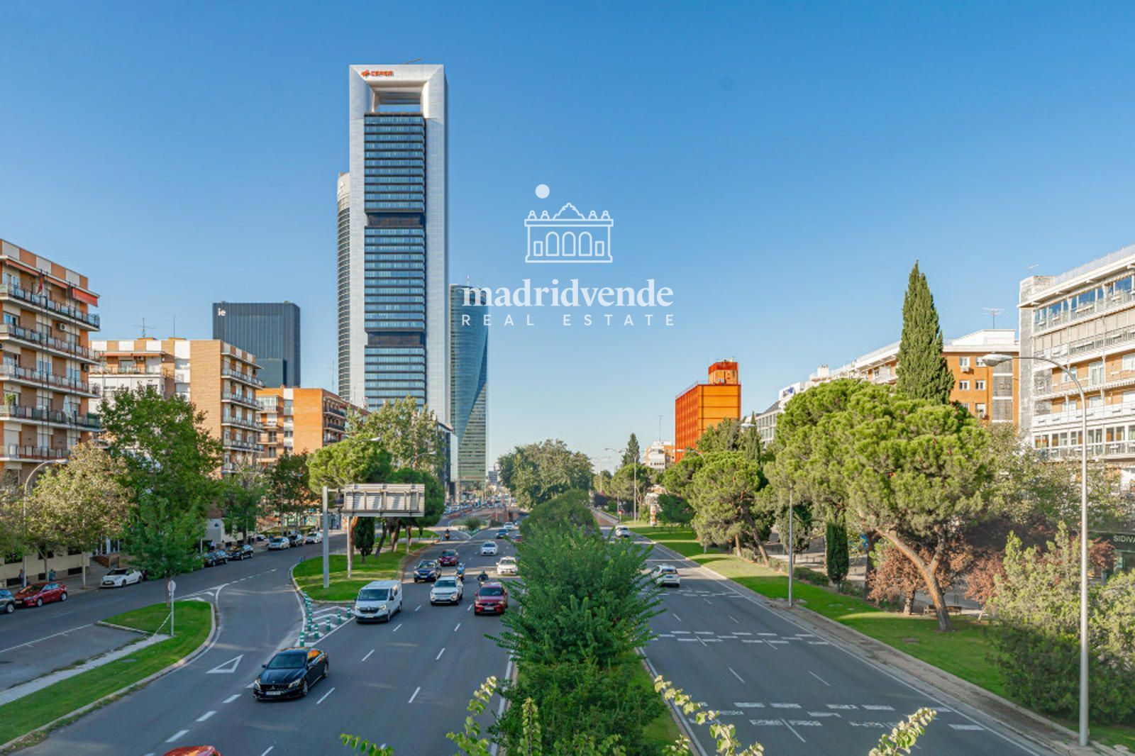 Exterior view of Flat for sale in  Madrid Capital  with Air Conditioner