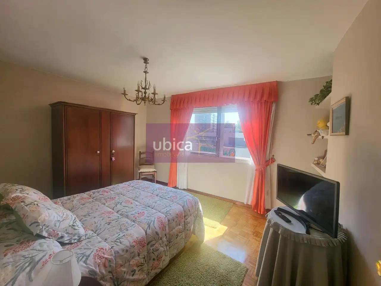 Bedroom of Flat for sale in Vigo   with Heating, Parquet flooring and Terrace