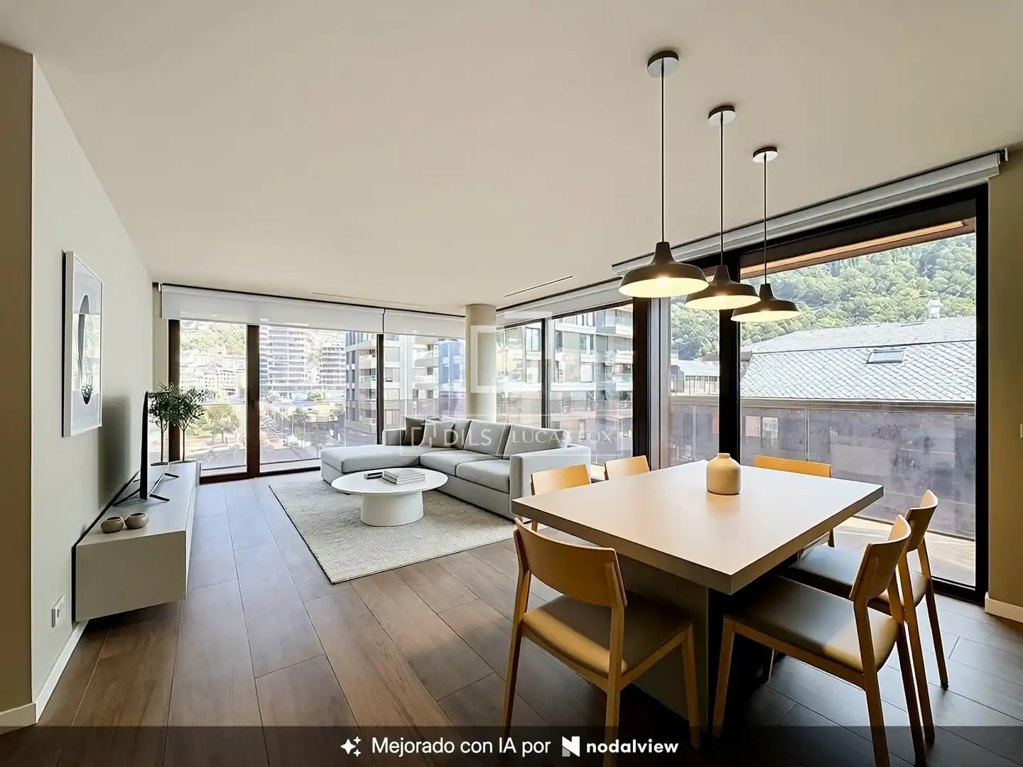 Living room of Flat for sale in Escaldes – Engordany  with Air Conditioner, Heating and Terrace