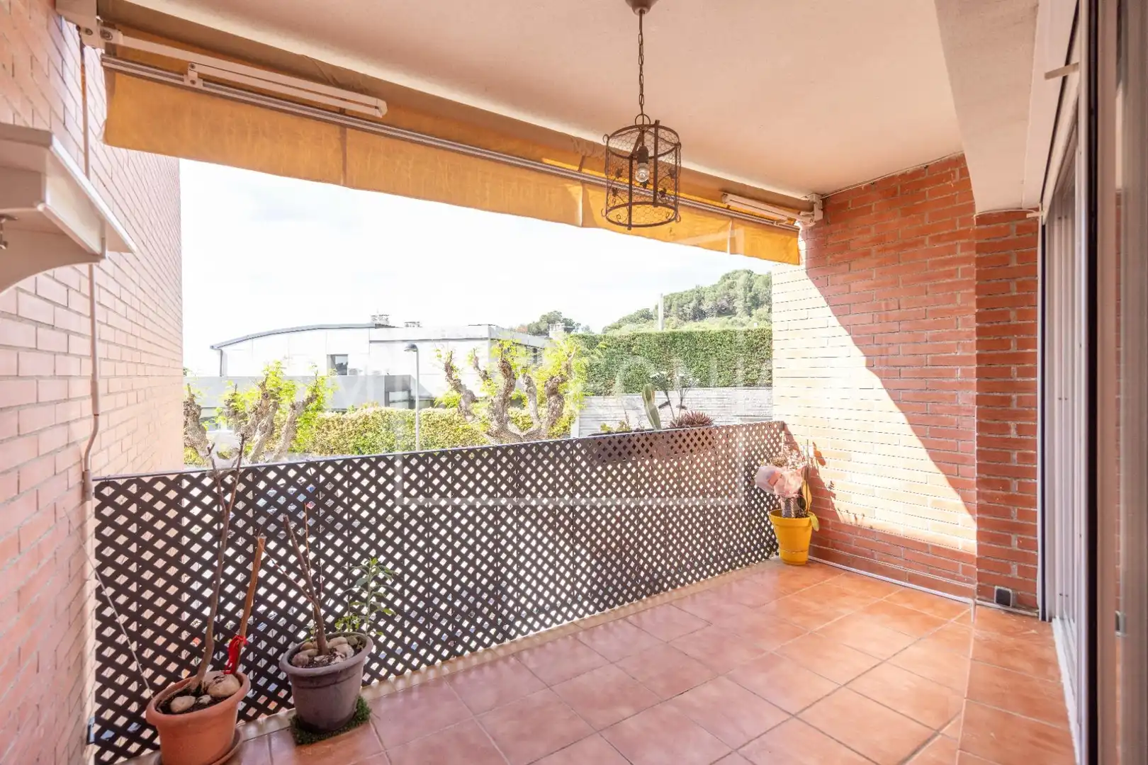Terrasse von Einfamilien-Reihenhaus zum Verkauf in Caldes d'Estrac mit Klimaanlage, Heizung und Terrasse