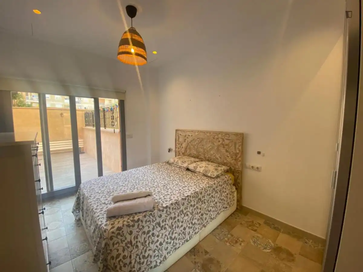Habitación de Apartamento de alquiler en  Palma de Mallorca con Aire acondicionado, Amueblado y Horno