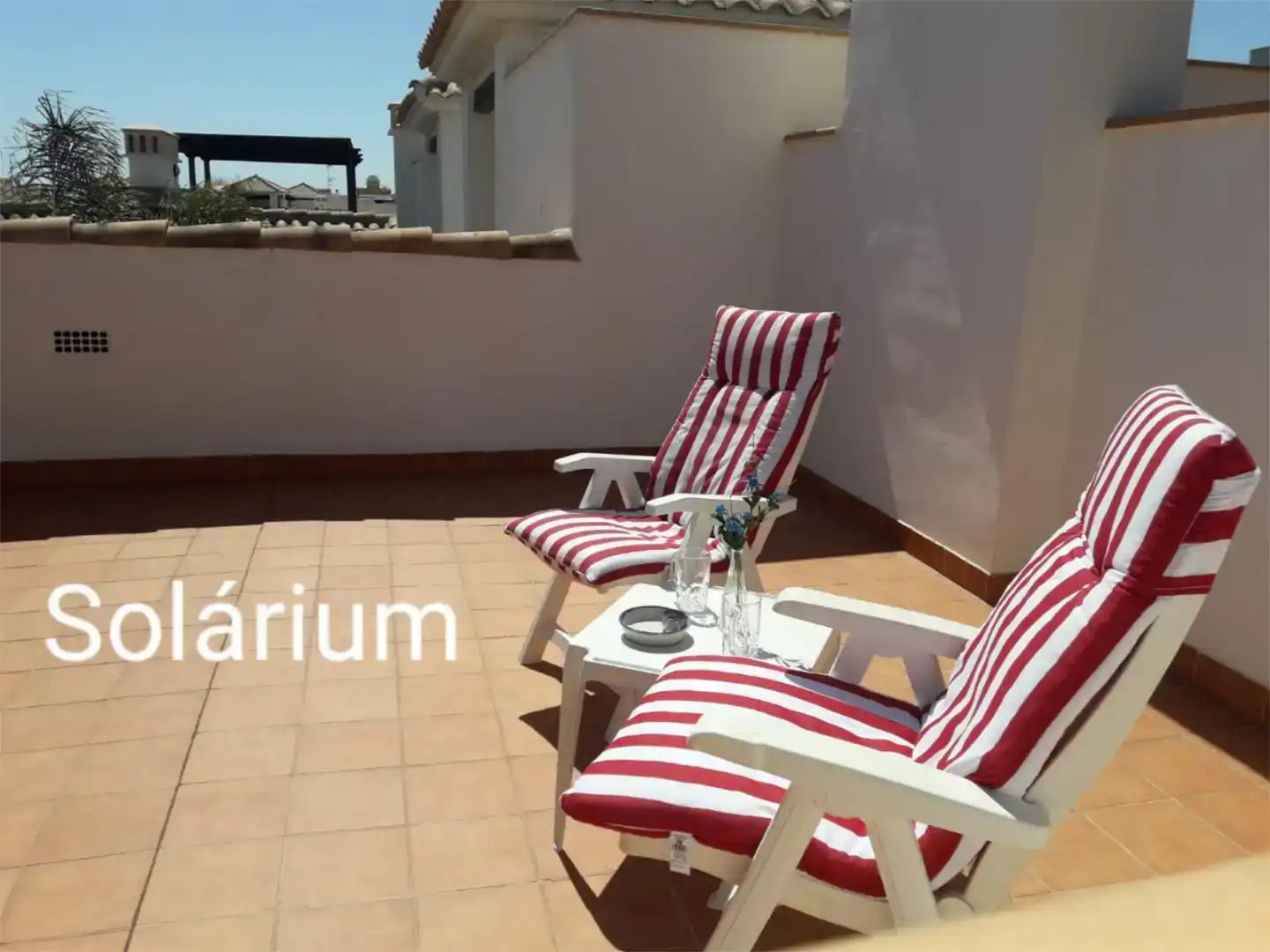 Terraza de Ático de alquiler en Vera con Aire acondicionado, Amueblado y Horno